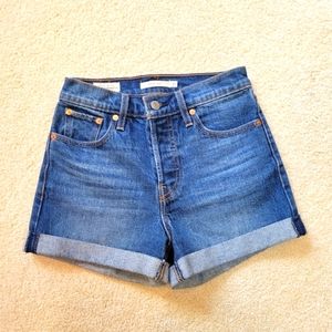 Levi's Premium Wedgie Shorts Women's Size 25